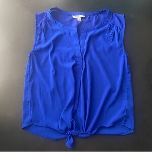 American Eagle Royal Blue Tie Top